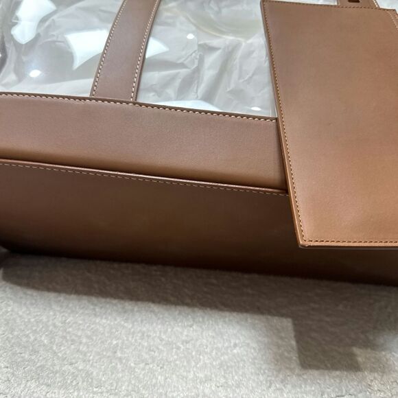 YSL Tote Handbag Color Brown Transparent - Picture 5 of 5